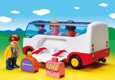 Playmobil, 1.2.3., Autobus wycieczkowy, 6773