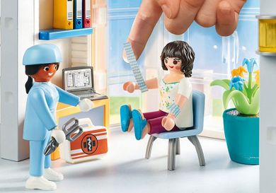 Playmobil, City Life, Szpital z wyposażeniem, 70191