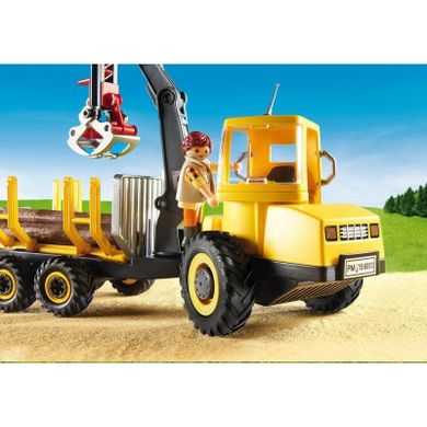 Playmobil, Country, Dźwig do transportu drewna, 6813