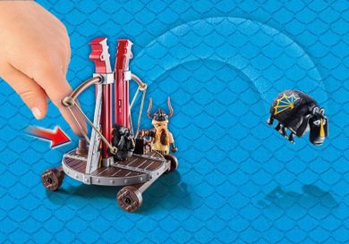 Playmobil, Dragons, Pyskacz Gbur z katapultą do owiec, 9461