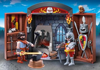 Playmobil, Knights, Play Box Kuźnia rycerska, 5637