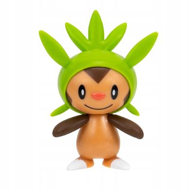 Pokemon, Clip'N'Go, Seria 14, zestaw Poke Ball z figurką Chespin