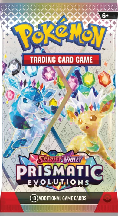 Pokemon TCG: Scarlet & Violet, Prismatic Evolutions, Booster Bundle, gra karciana, dodatek, 6 szt.