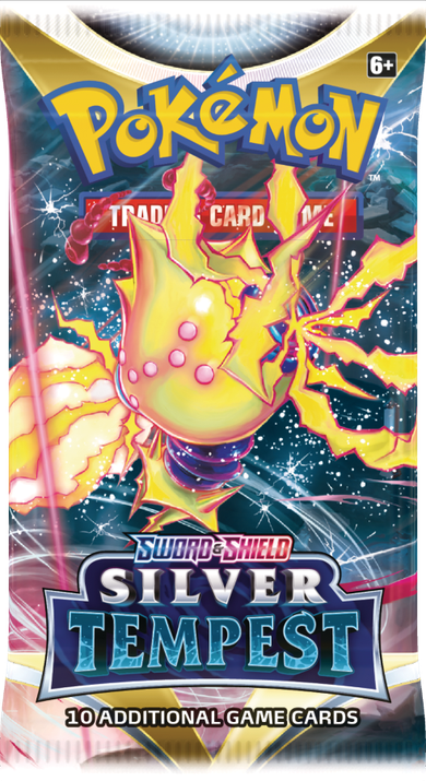 Pokemon TCG: Silver Tempest Booster, gra karciana, dodatek, 1 szt.