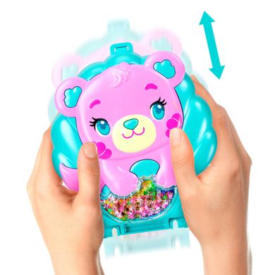 Polly Pocket, Syrenkomiś - Błyszcząca wyspa, zestaw kompaktowy, laleczka i akcesoria
