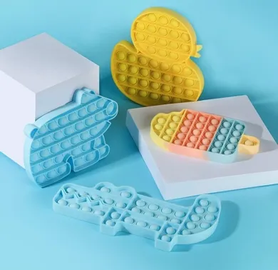 PopIt, zabawka sensoryczna, antystresowa, Mały lód