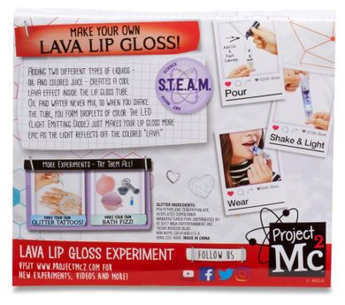 Project Mc2, Błyszczyk do ust z Lava Lamp, zestaw kreatywny