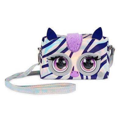 Purse Pets, interaktywna metaliczna torebka, Magic Zebra