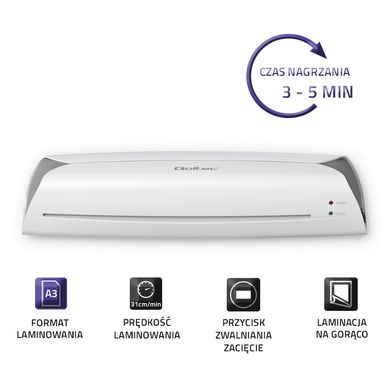 Qoltec, laminator Lmr-0328, A3