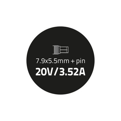 Qoltec, zasilacz, 50013.65W, do notebooka IBM