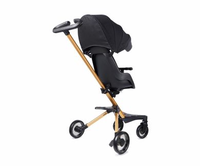 Qplay, Easy, wózek spacerowy, 3w1, Golden Black