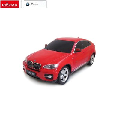 Rastar, BMW X6, pojazd zdalnie sterowany, czerwony, 1:24