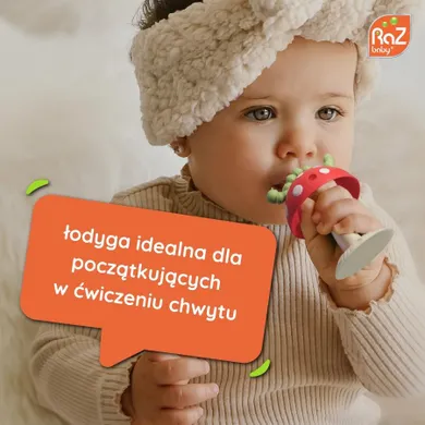 RazBaby, Chompy, gryzak z przyssawką, niebieski