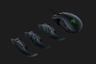 Razer, Naga Trinity, mysz optyczna, 16000 Dpi, czarna