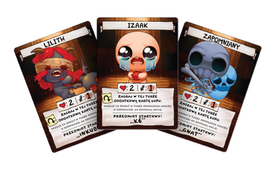 Rebel, The Binding of Isaac: Cztery dusze, gra karciana