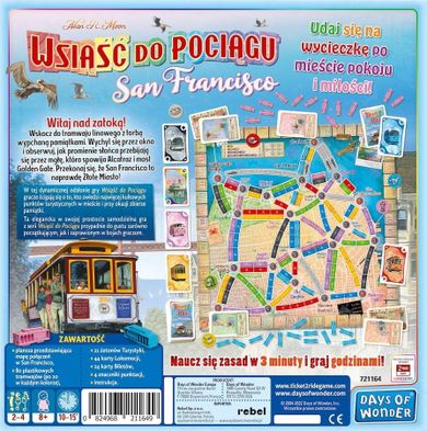 Rebel, Wsiąść do Pociągu: San Francisco, gra familijna