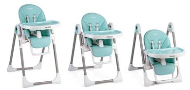 Ricokids, Belo, krzesełko do karmienia z zabawkami, turkusowe