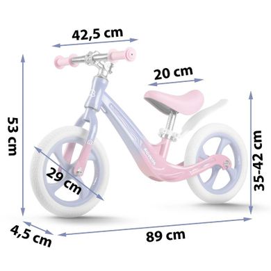 Ricokids, Funnu, rowerek biegowy dla dzieci, różowo-fioletowy