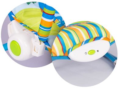 Ricokids, multifunkcyjny leżaczek z wibracjami oraz muzyką
