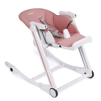 Ricokids, Tugo, krzesełko do karmienia, różowo-białe