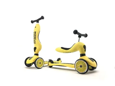 Scoot & Ride, Highwaykick 1, jeździk i hulajnoga 2w1, Lemon