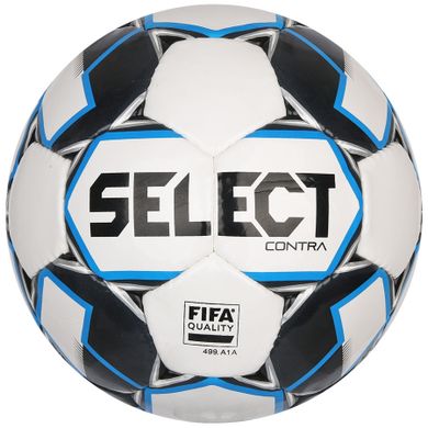 Select, piłka nożna, Contra, biały, rozmiar 5