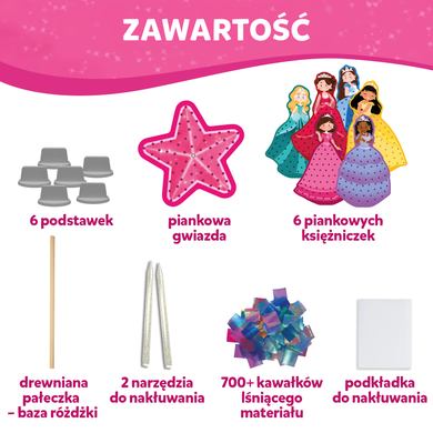 Skillmatics, Poke-In Art, Magiczne Księżniczki, zestaw artystyczny