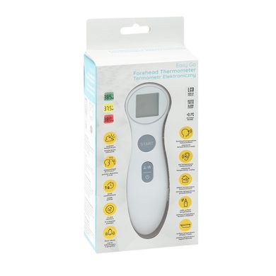 Smiki, Easy Go, termometr elektroniczny, bezdotykowy, szary