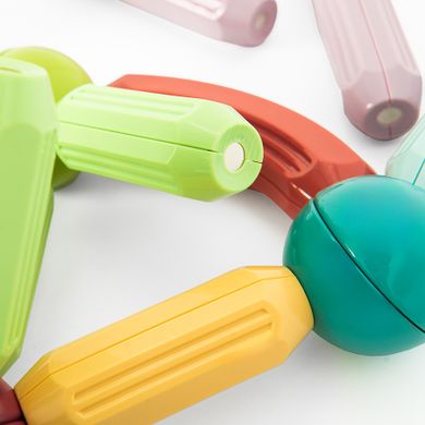 Smiki, magnetyczne klocki konstrukcyjne, 32 elementy