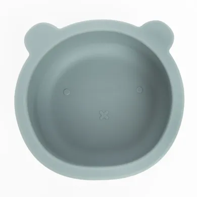 Smiki, Very Bunny, zestaw naczyń silikonowych, niebieski