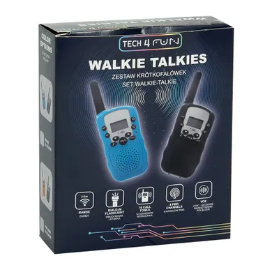 Smiki, Walkie Talkies, zestaw krótkofalówek, zasięg 3 km