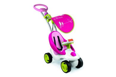 Smoby, Bubble Go 2w1, jeździk dziecięcy, różowy