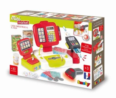 Smoby, kasa elektroniczna ze skanerem, duża