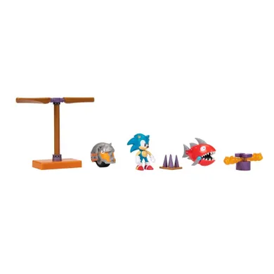 Sonic, Diorama Flying Battery Zone, figurka, zestaw z akcesoriami