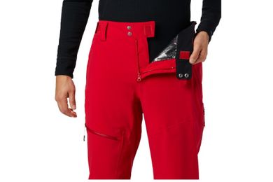 Spodnie męskie, narciarskie, czerwone, Columbia Snow Rival II Pant