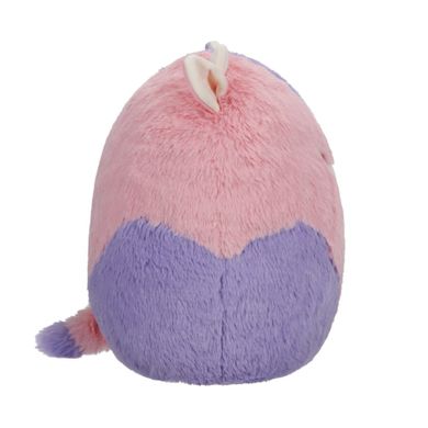 Squishmallows, Fuzzamallows, Patty, Pink and Purple Cow, fioletowo-różowa krowa, maskotka, 30 cm