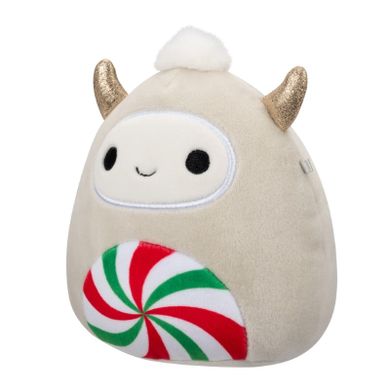 Squishmallows, Grey Yeti with Peppermint Swirl Belly, maskotka, 19 cm
