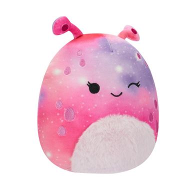Squishmallows, Little Plush, Loraly Pink and Purple Alien, różowy ufoludek, maskotka, 19 cm