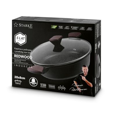 Starke, Redwood, patelnia, 28-8 cm