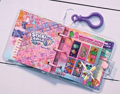 Sticki Rolls, Bransoletki z rolkami, bransoletka z albumem i naklejkami, 120 szt.