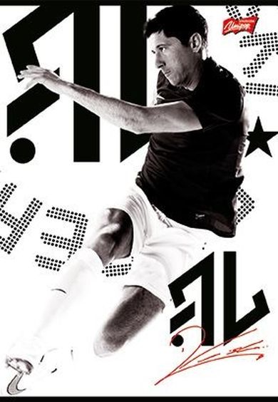 St.Majewski, Robert Lewandowski, zeszyt w kratkę, A5, 60 kartek