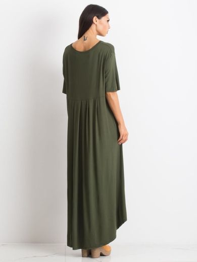 Sukienka damska, oversize, khaki, Rue Paris