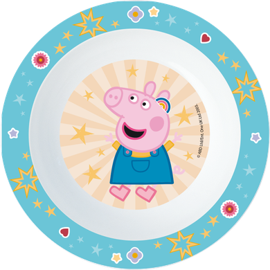 Świnka Peppa, zestaw śniadaniowy 3-częściowy