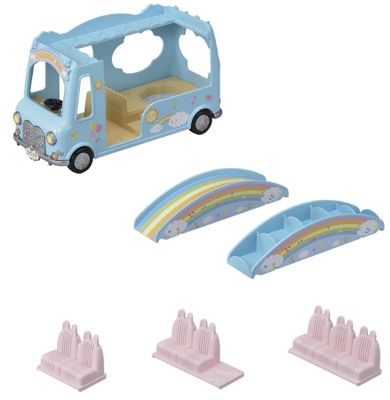Sylvanian Families, Przedszkole zamkowe, zestaw prezentowy z figurkami i akcesoriami, 5670