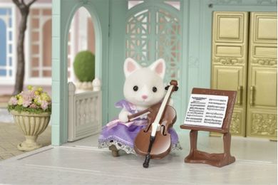 Sylvanian Families, zestaw koncertowy, wiolonczela, 6010