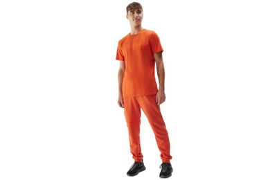 T-shirt męski, pomarańczowy, 4F