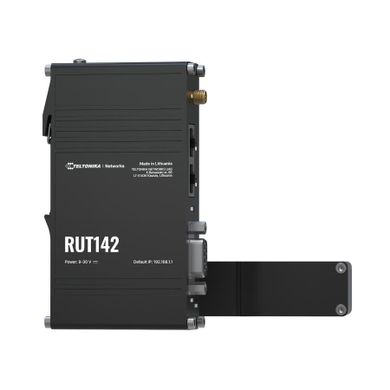 Teltonika, RUT142, router przemysłowy, WiFi 4, RS232, 2x RJ45 100Mb/s, IP30
