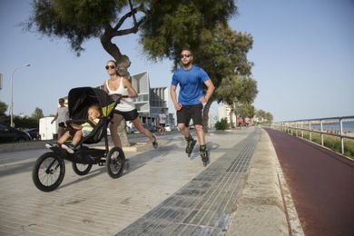 TFK, Joggster Sport Plus, wózek spacerowy, czarny