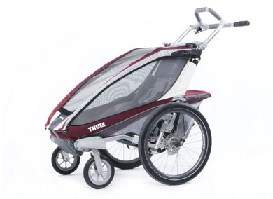 Thule, Chariot CX1, przyczepka rowerowa dla dziecka, czerwona