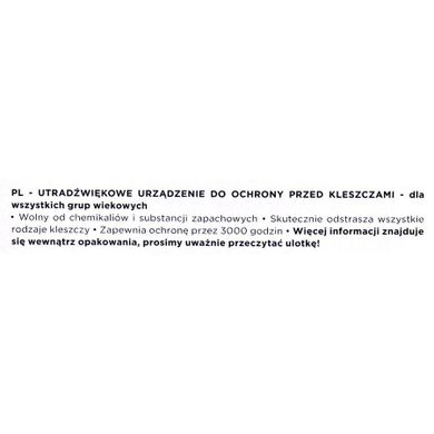 Tickless, ochrona przed kleszczami dla ludzi, pomarańczowy